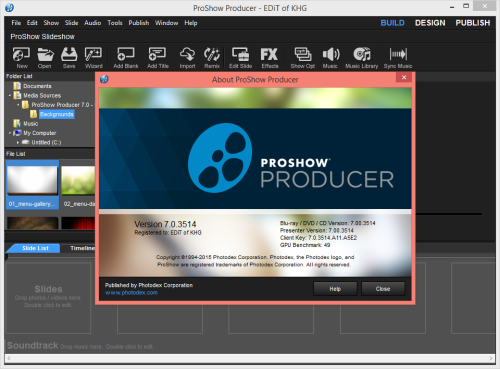 proshow gold 9 select video editor